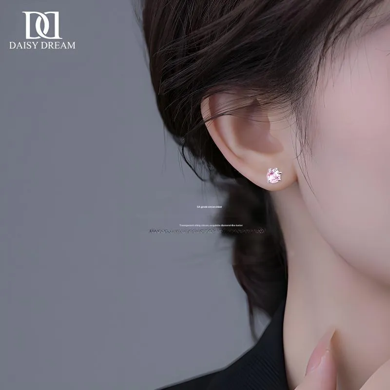 Daisy Dream Steel Stud Earrings Unisex-2