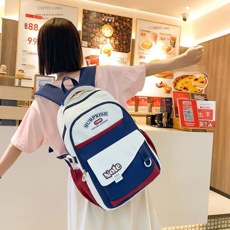 CORE BIRD Nylon Backpack Unisex Multicolor-6