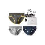Color Block 3 Pack Box Included (Dark Gray+Navy Blue+Light Heather Gray)