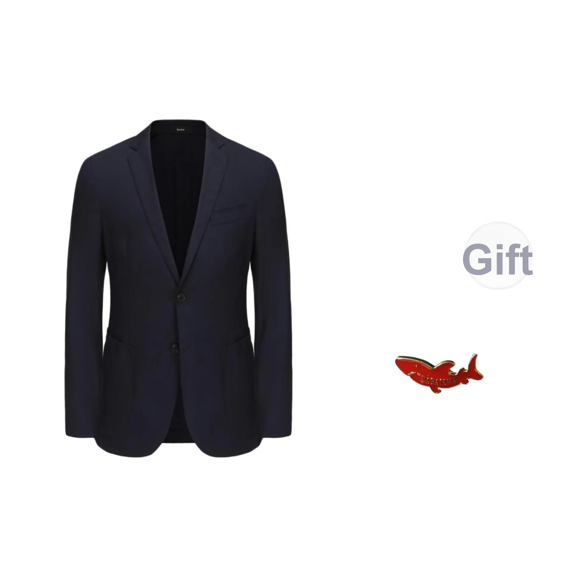 DABAISHA Темно-синий Синий Мужской Деловой Костюм