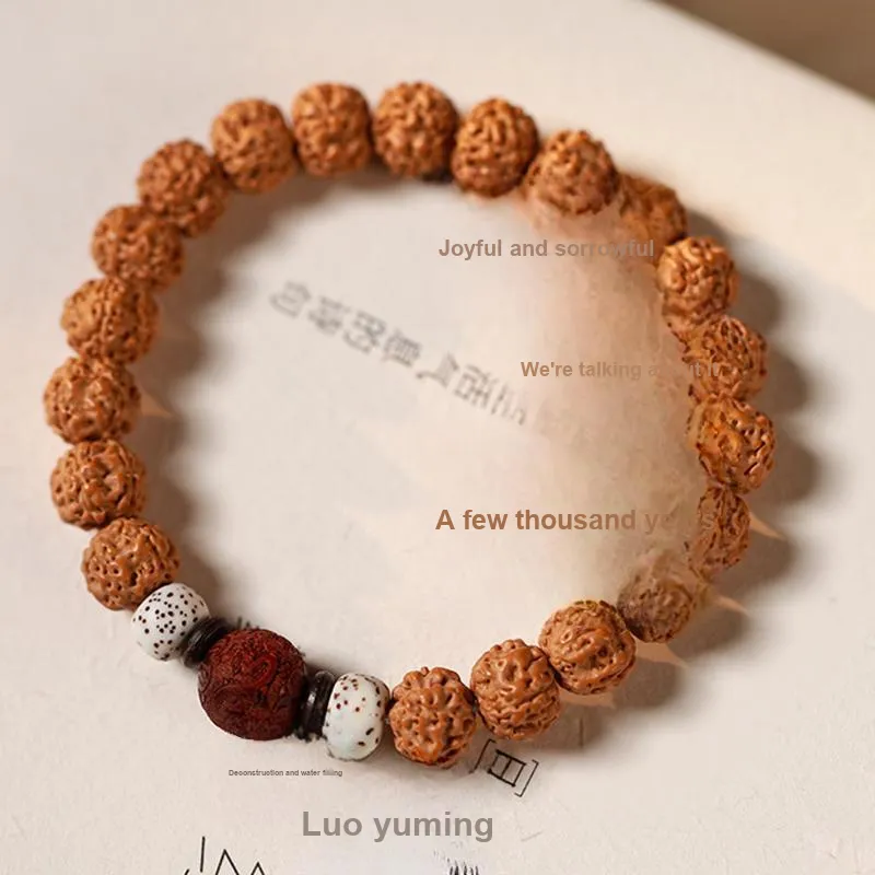Zhiyi King Kong Bodhi Seeds Bracelets Unisex-5