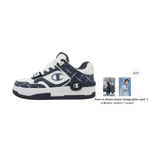 Champion C Skate V1 Mono Low Top Skateboard Shoes Unisex Dark Blue