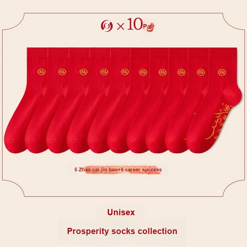 Lan Miao Mid Calf Socks Men's 10 Pack-6