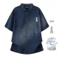 Dark Blue (Includes 1 White T-Shirt)