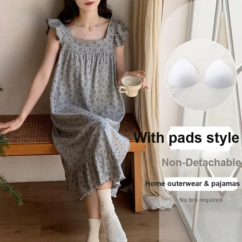 OUSHIBO Nightgown Women's Image Color-3