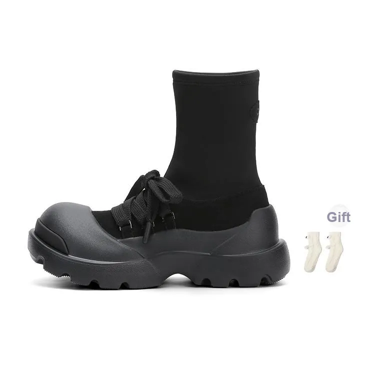 Ouder Snow Casual Shoes Women's High top Black