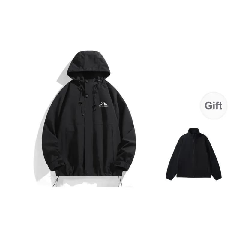 Feiyue Water-Resistant Windproof Warm Water-Repellent Windbreaker Jacket Unisex-12