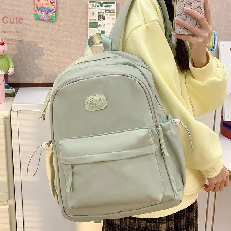 Alcohol Dragon Nylon Fabric Backpack Unisex Multicolor-38