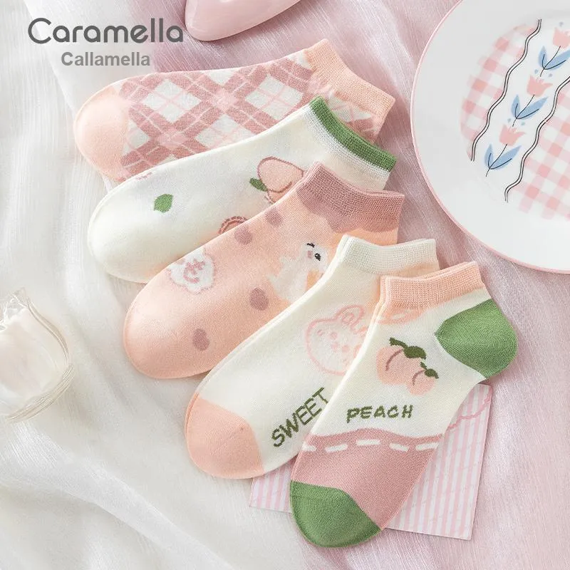 Caramella Ankle Socks Women's 5 Pack-21