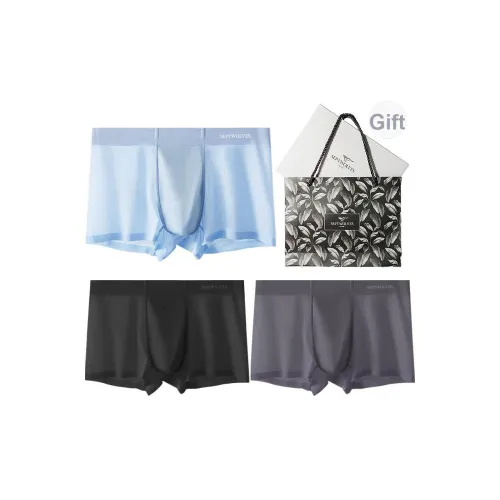 SEPTWOLVES Мужское нижнее белье 3 штуки коробка включена + сумка для покупок