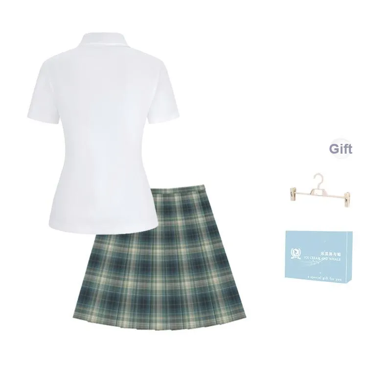Ice Cream And Whale Summer Skirt Set Women's Gift Box Set-1