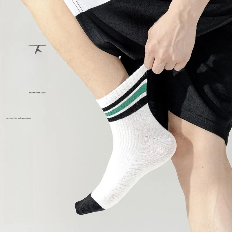MIIOW Mid Calf Socks Men Box 5 Pack-2
