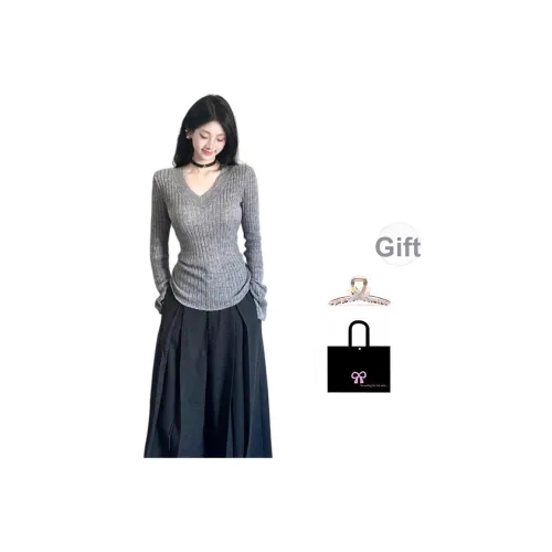 Aimilian Серый Женский Свитер