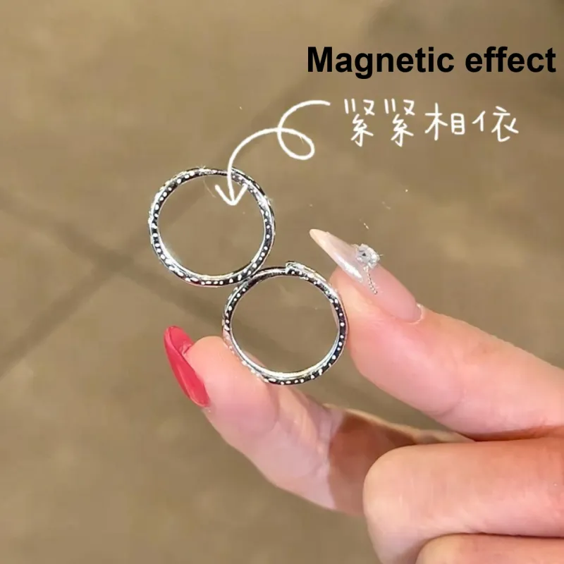 LAOYINFANG Synthetic Cubic Zirconia Rings Unisex-4