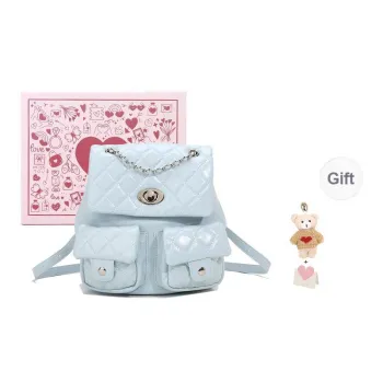 BUHOWE PU Backpack Regular Women's Multicolor