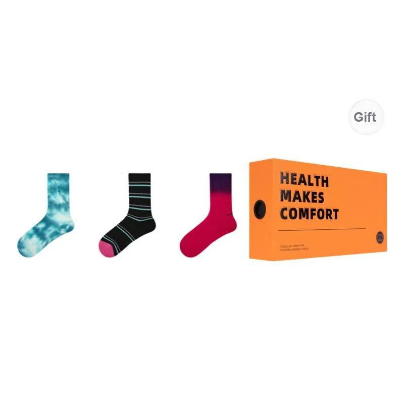 Vine Color Mid Calf Socks Women's 3 Pack-9
