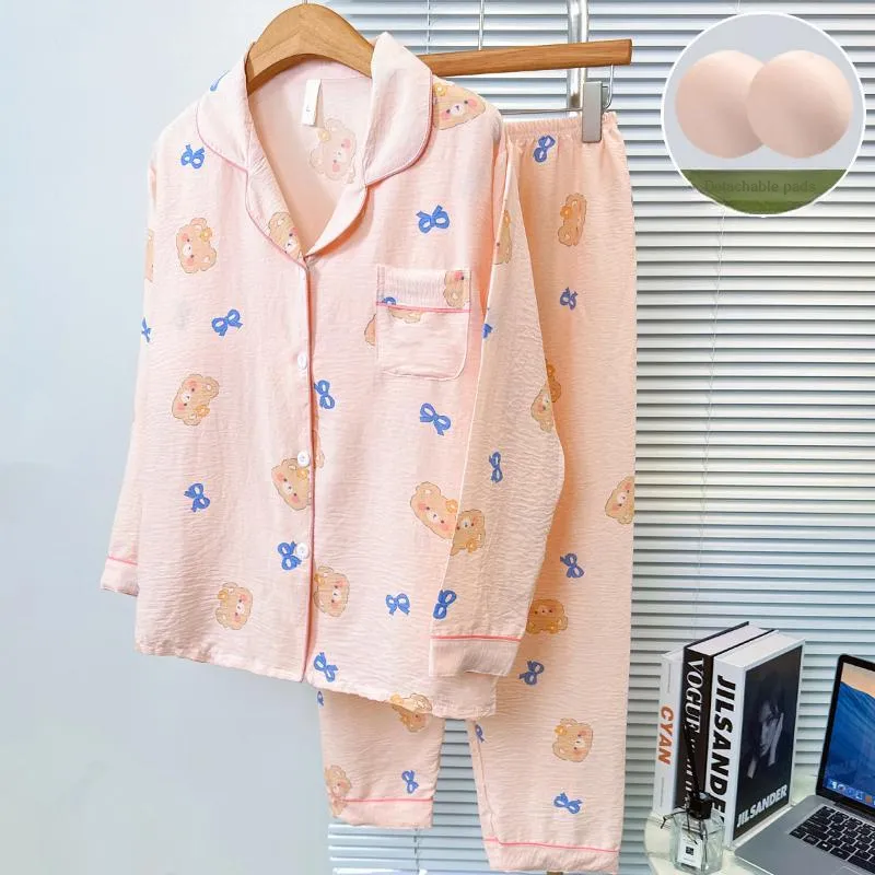 Sleeping Beauty Pajama Set Women's Pink-3