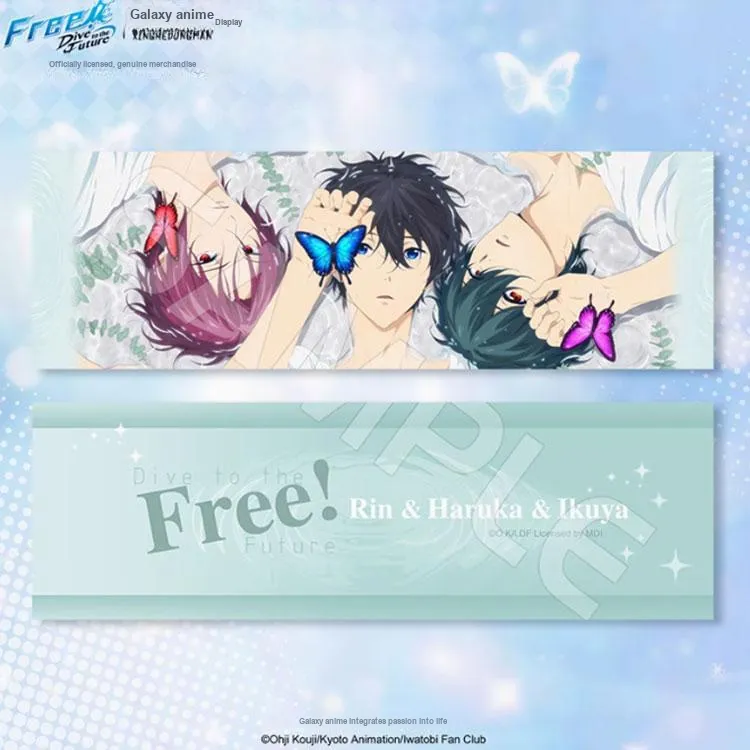Xhdm Free Butterfly Collection Haruka Nanase Takumi Rin Tōmi Yūma Combo Laser Tickets-1