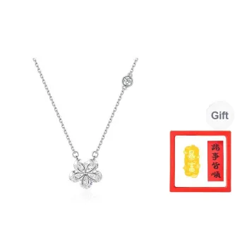 Chongqing Gold Store S925 Silver Necklaces Women's