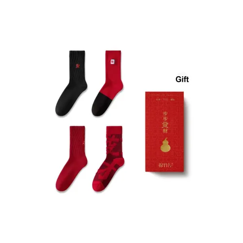 MIANZHUWU Носки Crew Мужские упаковка из 4 пар