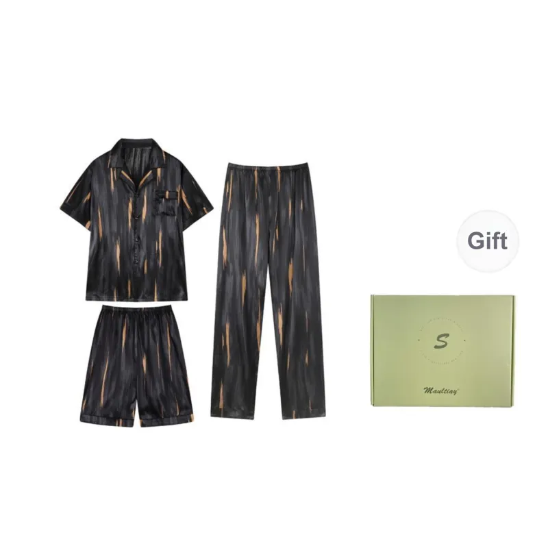 Maultiay Pajama Gift Box Men's Black-0