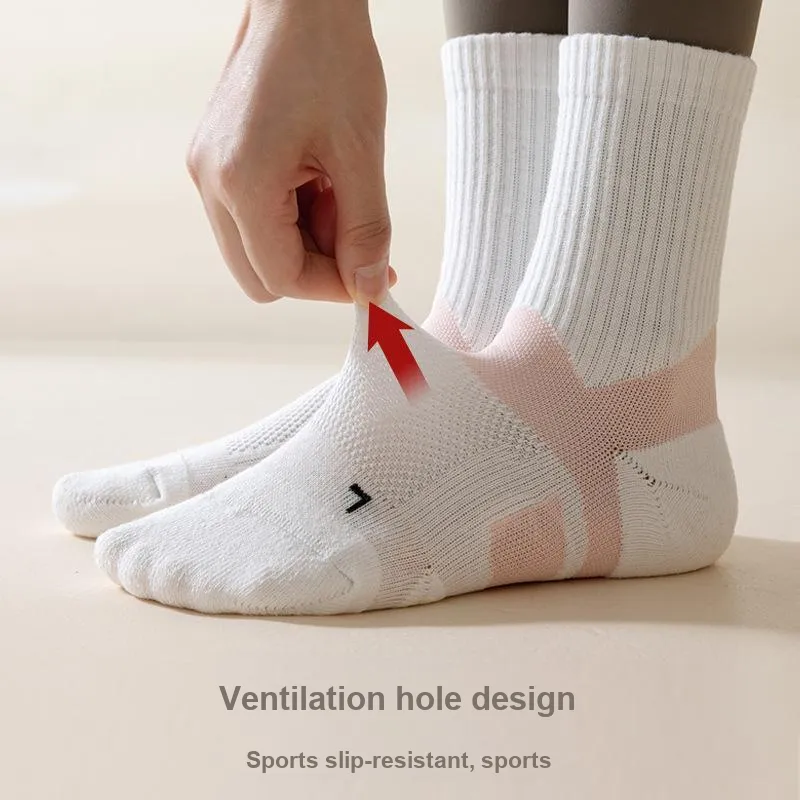 Gentle Welcome Basketball Socks Women's 5 Pack-2