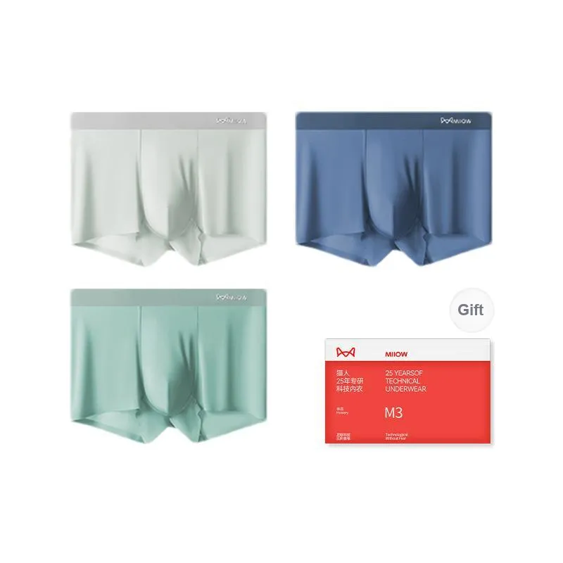 MIIOW Cool One Summer Series Underpants Men's Shopping Bag 3 Pack-8