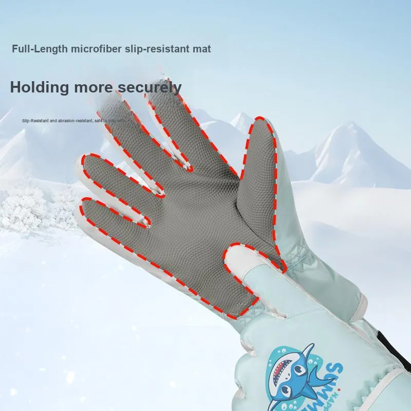 NANJIREN Slip Resistant Durable Sports Gloves Kids'-6