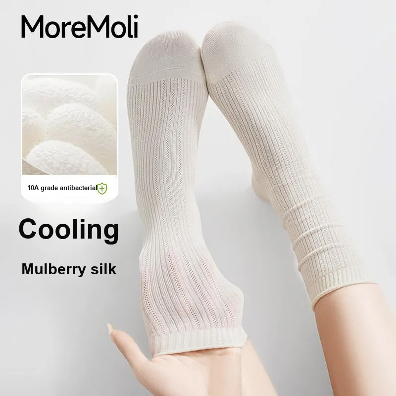 Moremoli Mid Calf Socks Women's 5 Pack-4