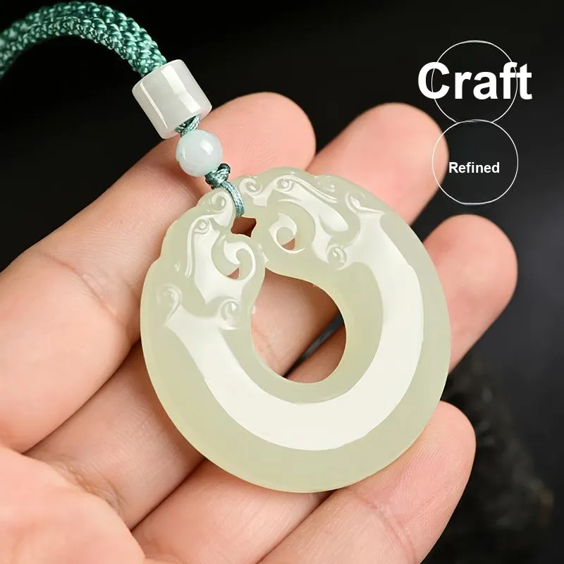 KUNYUYAO Pendants Pale Greenish White Jade Unisex-30
