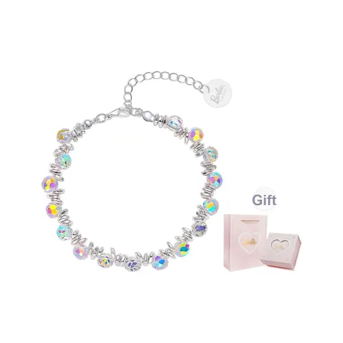 Барби Серебро S925 Браслеты Женские Colorful Подарочная Коробка