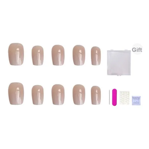 ORANOT Сливочный Градиентный Съемный Pure And Ethereal False Nail Средний LADDER 24мм