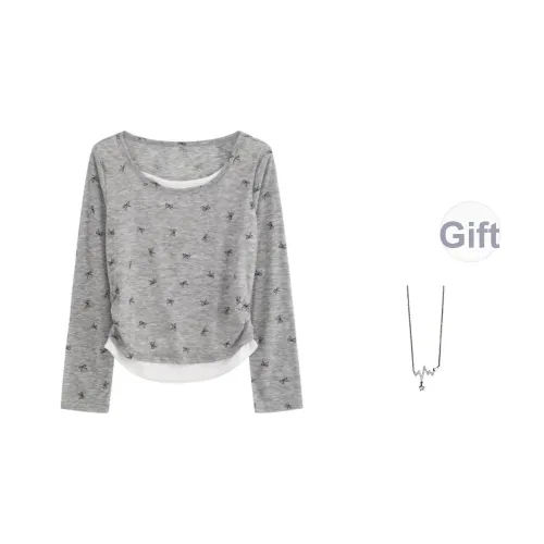 TLXT Изображение Цвет С ожерельем Женский Трикотаж