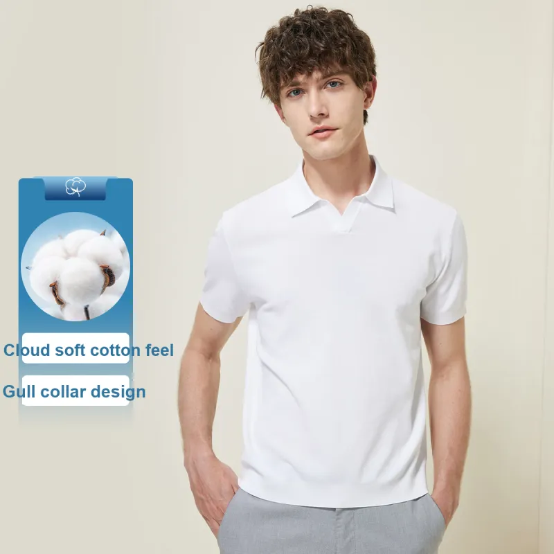 Red bean Polo Shirts Men-16