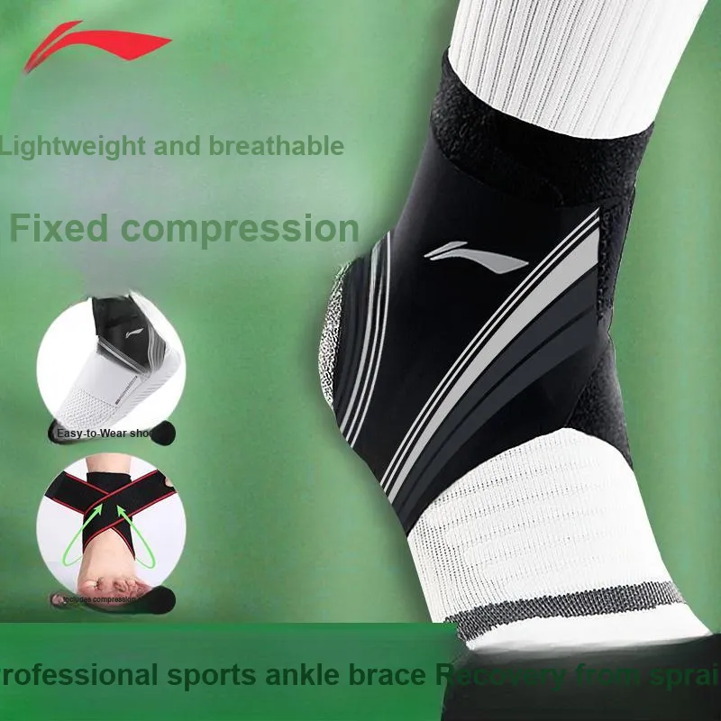 LiNing Ankle Braces Basketball Unisex Polyester Polyamide Elastane-4