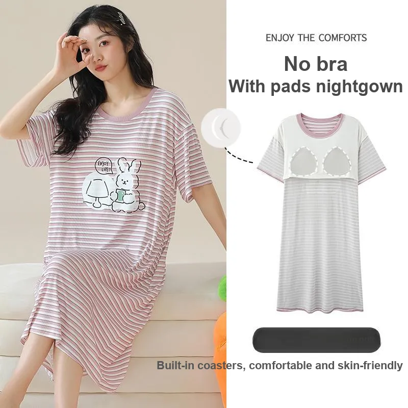 Cotton Gene Women's Nightgowns-7