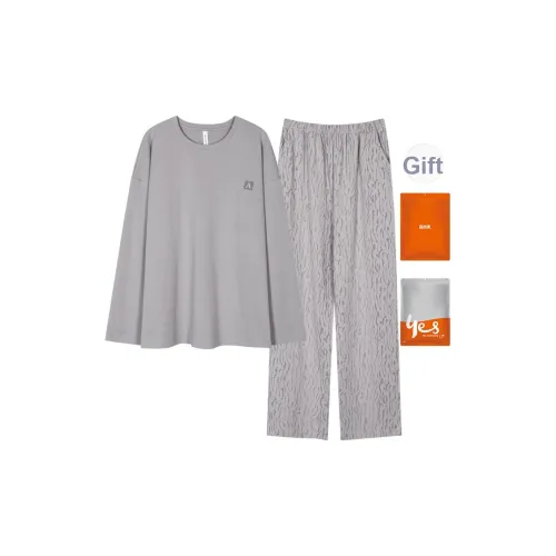 Gray Men's Pajama Sets Серые мужские пижамные комплекты
