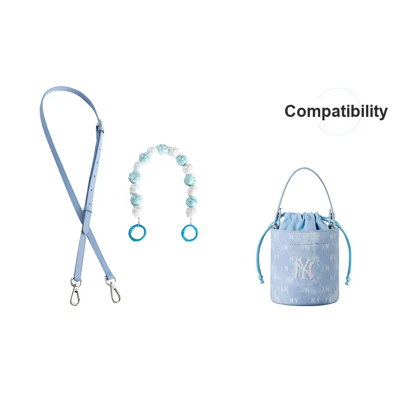 Сумка из коровьей кожи ремень женский синий