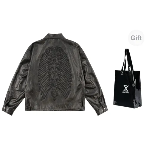 XINYINSU X LAST HURRAH Jackets Unisex Black