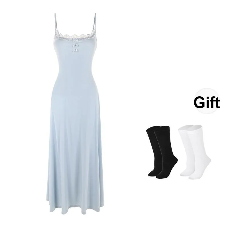 BSEVENI Slip Dresses Women's