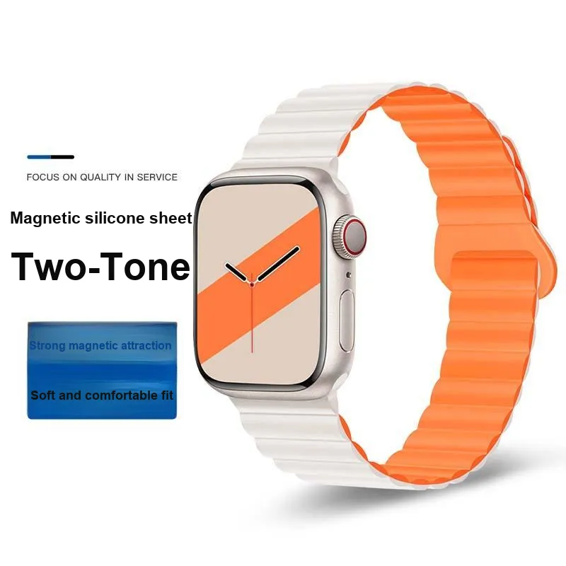 Mr. Strap Watch Bands Apple Compatibility 217mm Silicone Material-11