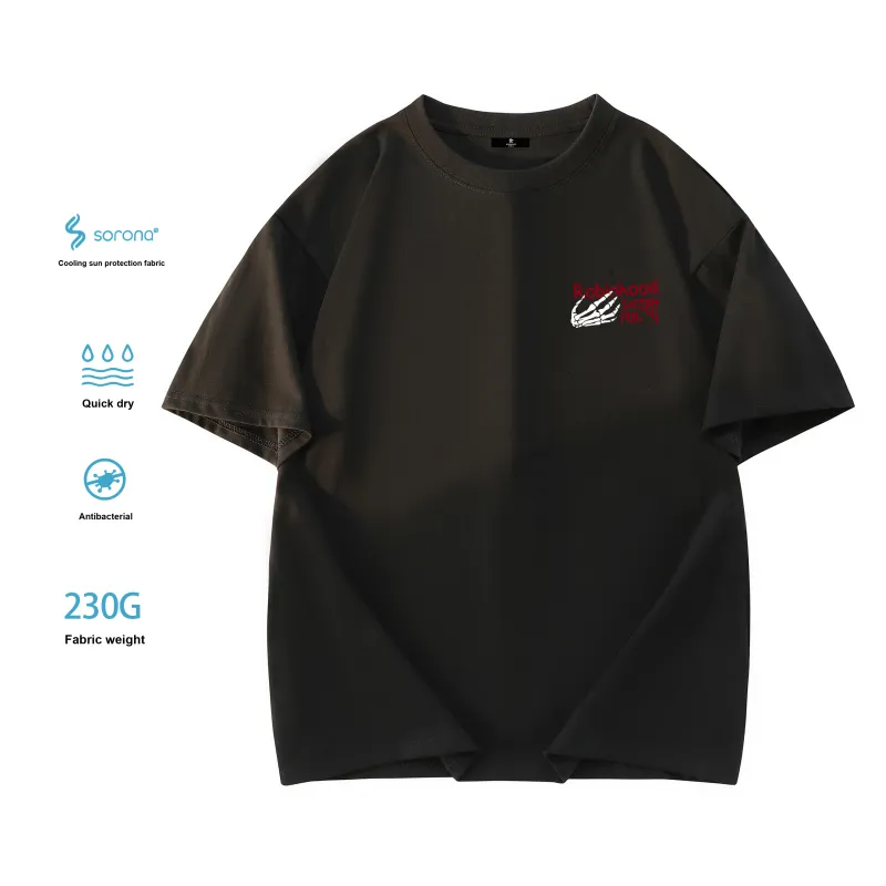 ROBINHOOD T Shirt Unisex Black White Red-1
