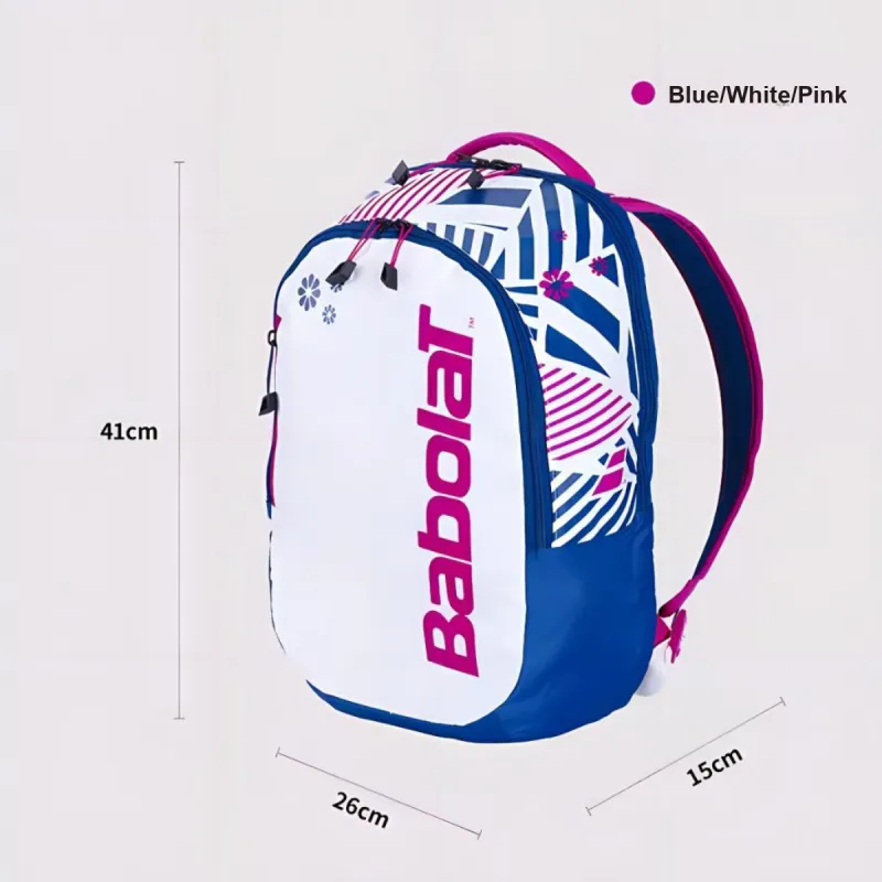 Babolat Polyester Backpack Kids' White Blue-2