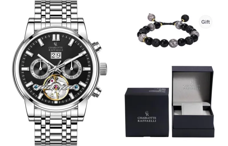 CHARLOTTE RAFFAELLI Men The Heart Of Machinery Series Watch-5