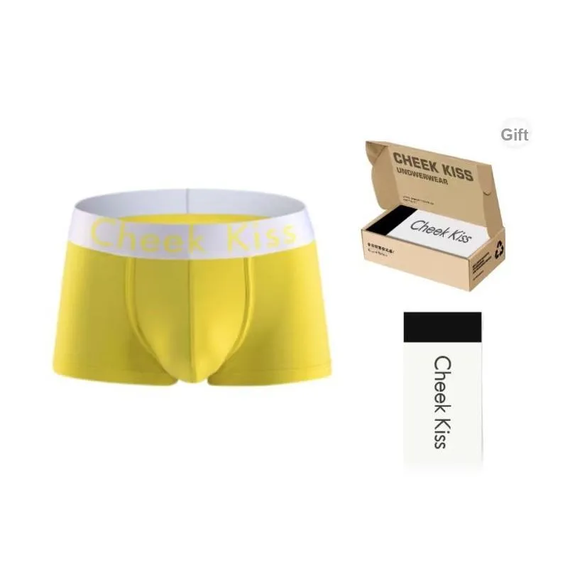 Cheekkiss Трусы Мужские Коробка 1 Пачка Желтые