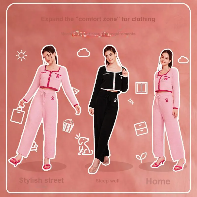 MISS CURIOSITY x Barbie Pajama Set Women's-4