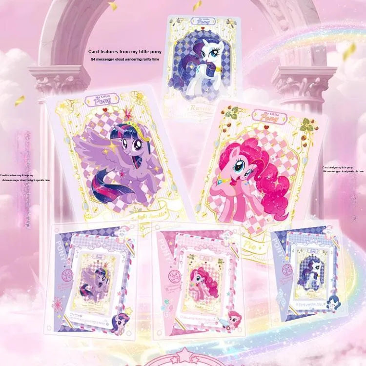 KAYOU My Little Pony G4 Messenger Cloud Travel Clear Box IP/Anime Cards 1 Box Pack-4