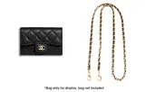 Gold Copper Chain[Caviar Cow Leather]