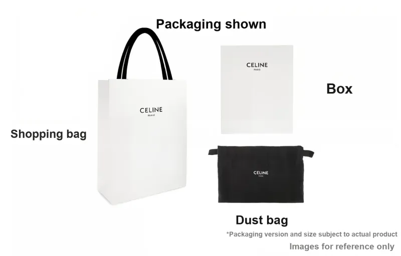 CELINE Cow Leather Card Holder Men's Black-4