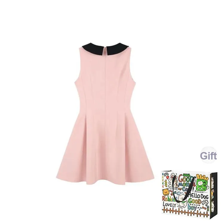 ZVJH Sleeveless Dresses Women's Pink Shopping Bag-1